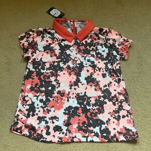 Under Armour Women's Floral Top - Red, Black, White